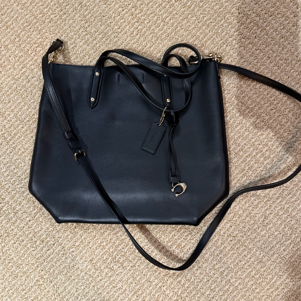 Coach Central Shopper Tote Black New in Bag